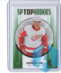 2022-23 SP Authentic Top Rookies Green #TR15 Elmer Soderblom Red Wings